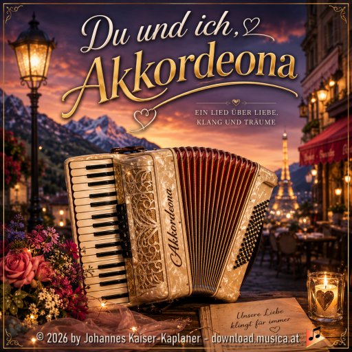 Liebeslied: Du und ich, Akkordeona